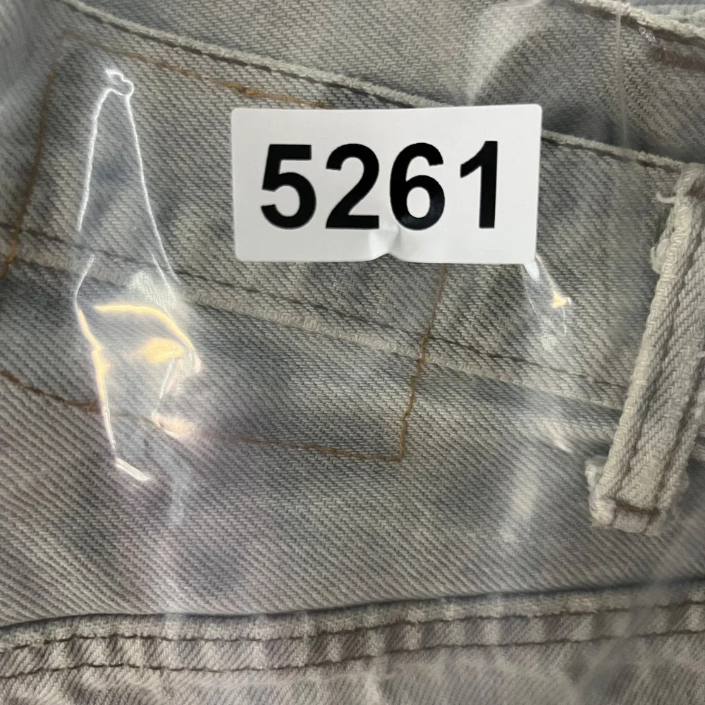 Levi's Straight‎ Jeans Men's Blue Denim Pockets Classic Button Fly 32X30 - Flaws